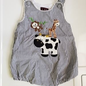 Lil Cactus Jungle Theme Bubble Romper